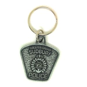 Greater Sudbury Police Force  Keychain Key Ring Law Enforcement Memorabilia